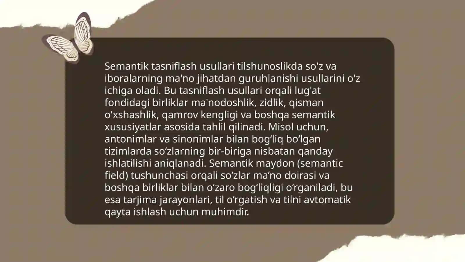 Leksemaning semantik strukturasi. Semema va sema munosabati 4