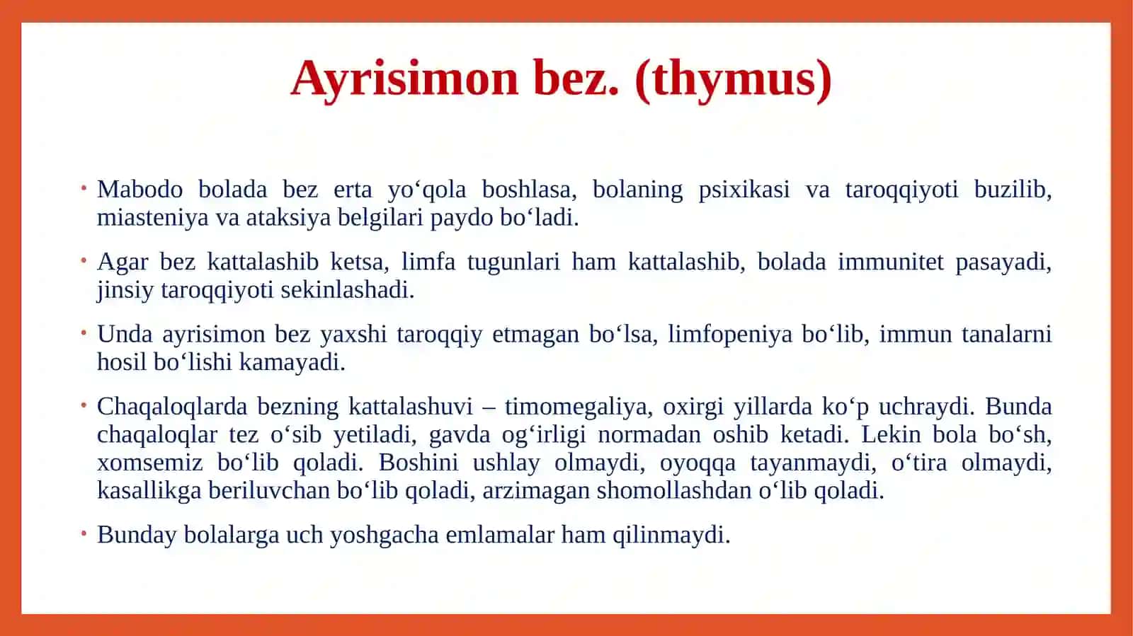 Ayrisimon bez va buyrak usti bezlari 4