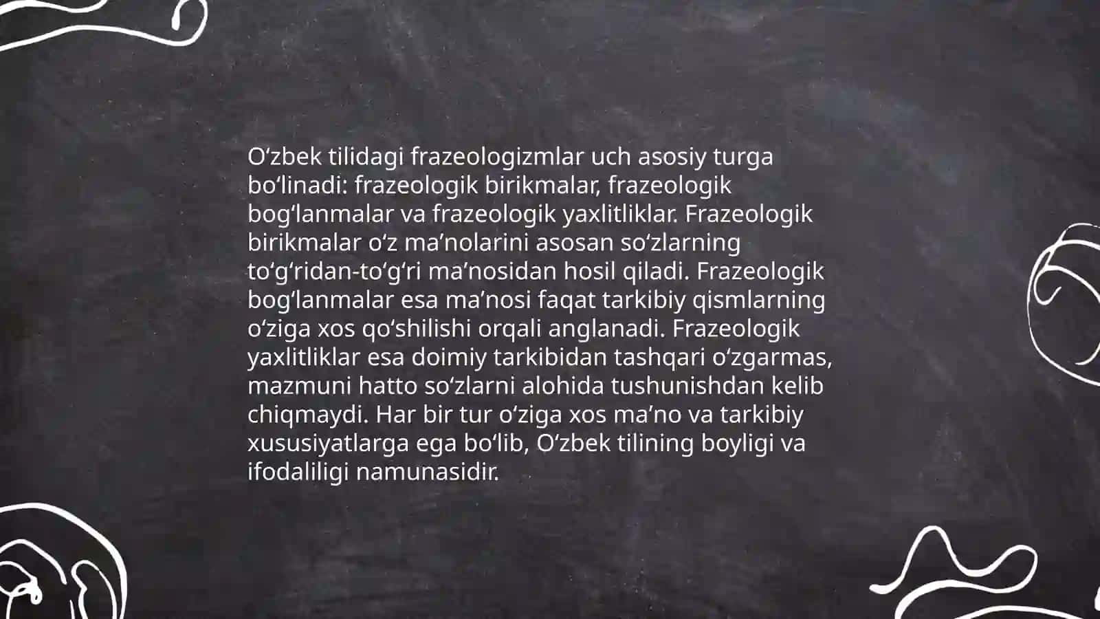 Oʻzbek tili frazeologizmlari 4
