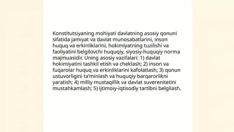 Konstitutsiya tushunchasi 4