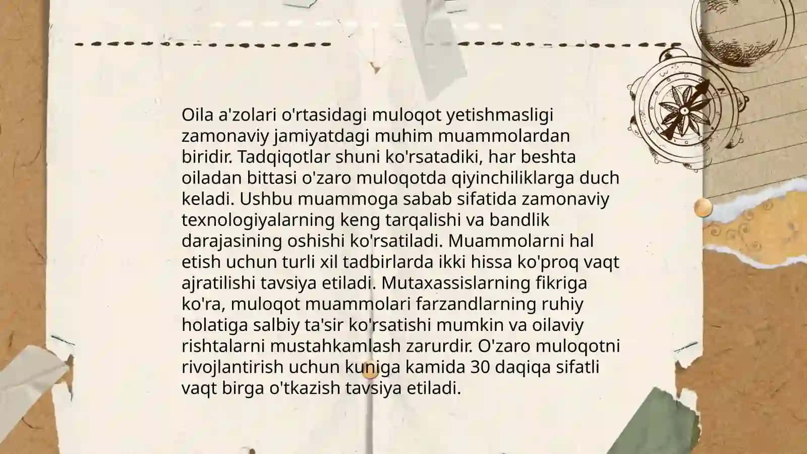 Oilada koʻp uchraydigan krizis holatlari 4