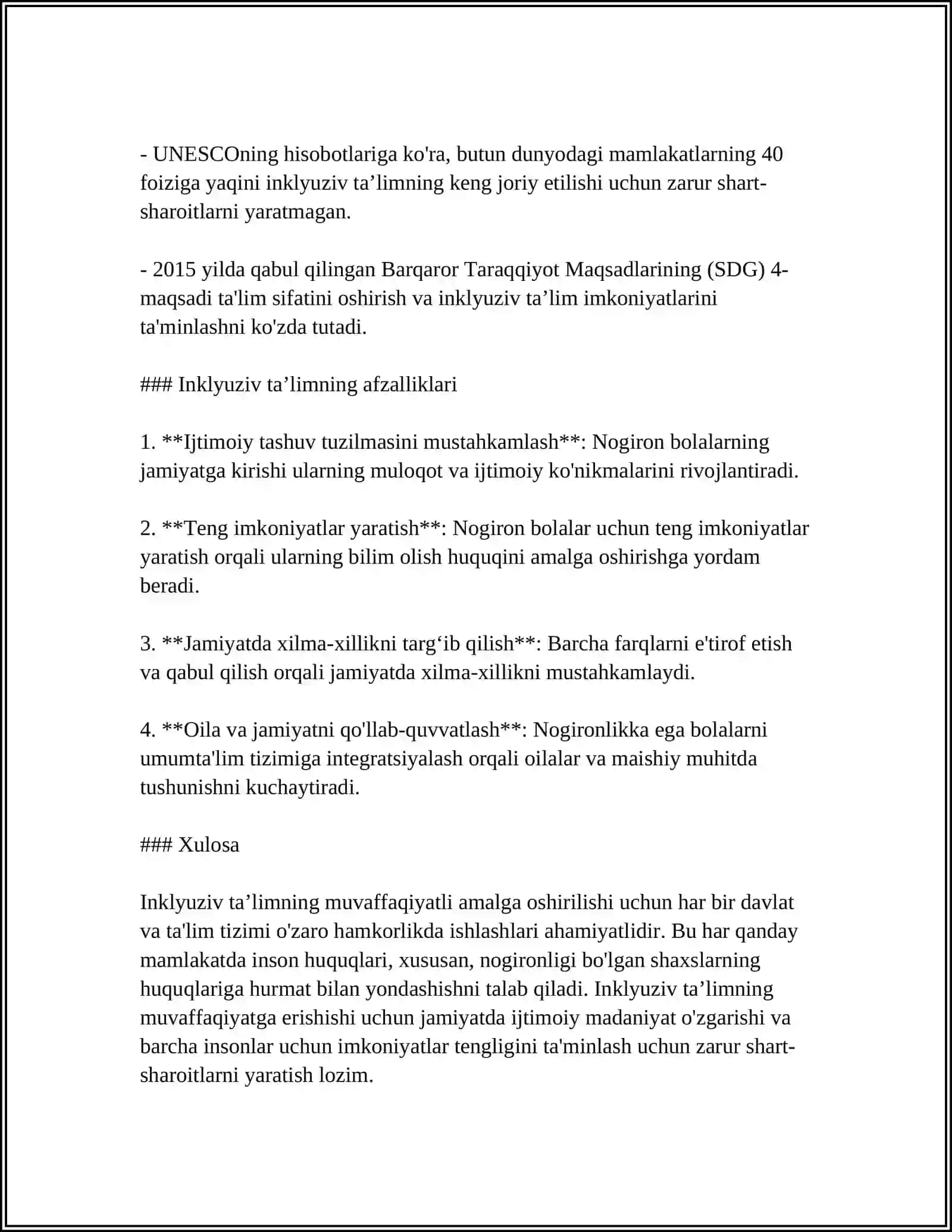 Inklyuziv ta'limning tushunchasi 4