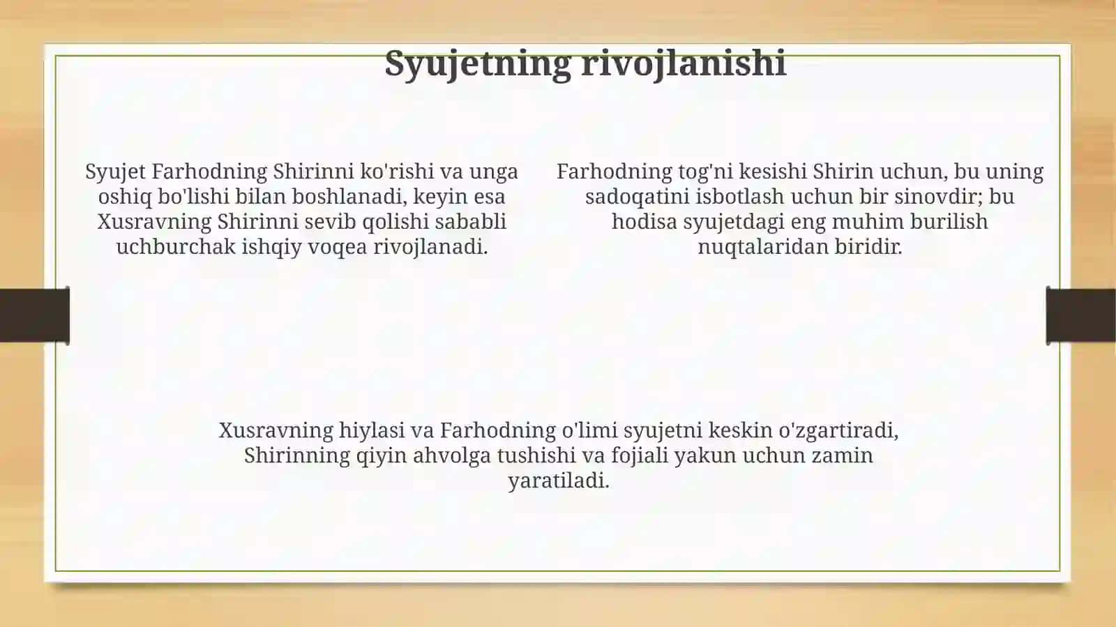 AlisherNavoiy"FarhodvaShirin" 4