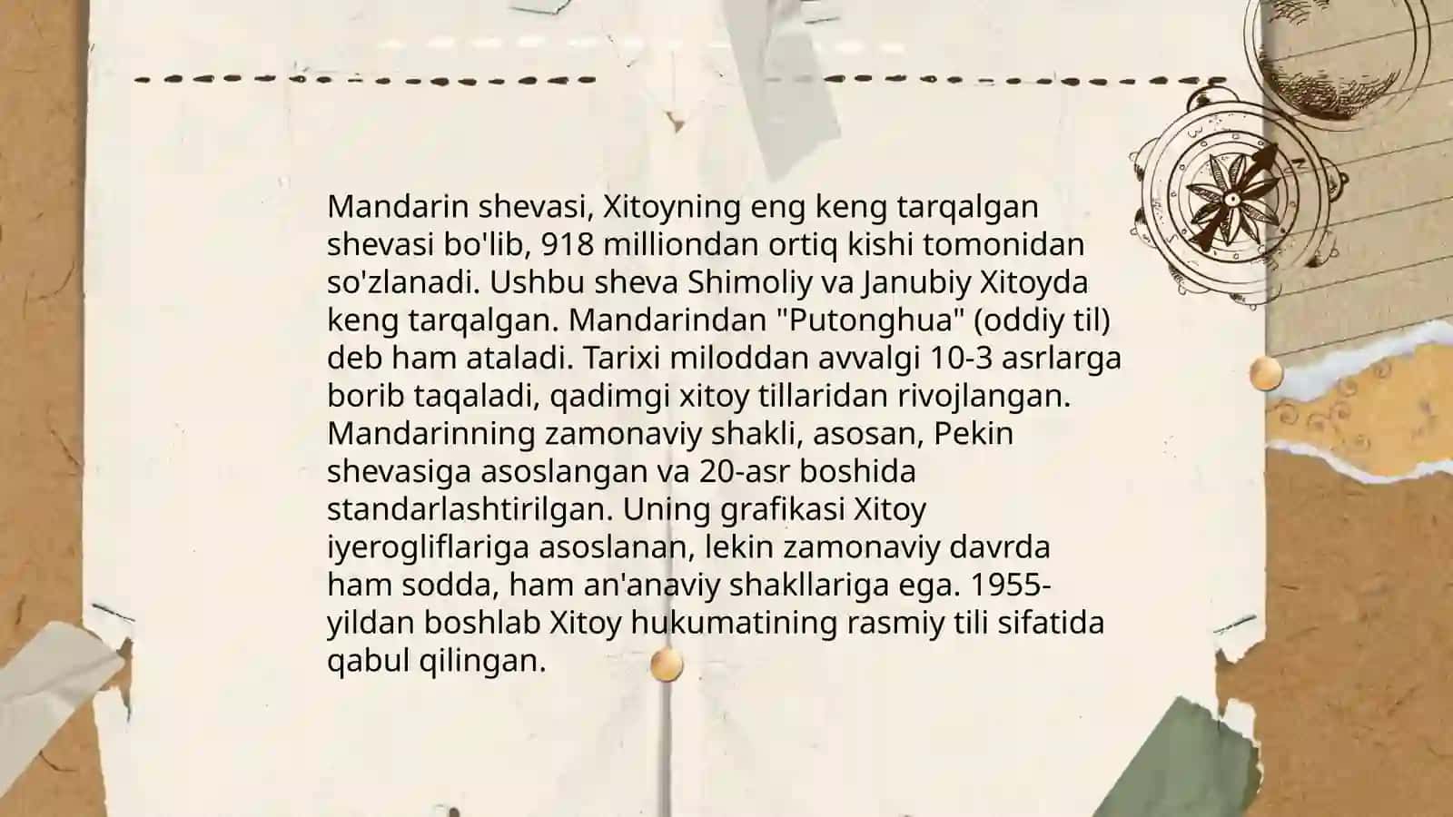 Xitoy tilida shevalar va ularning kelib chiqishi 4