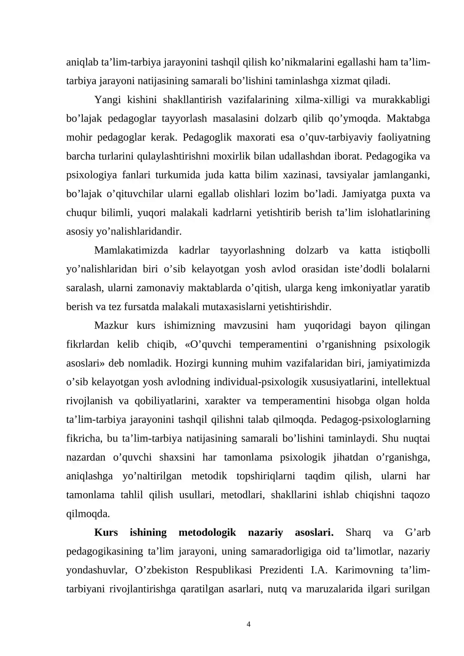 O’QUVCHI TEMPERAMENTINI O’RGANISHNING PSIXOLOGIK ASOSLARI 4