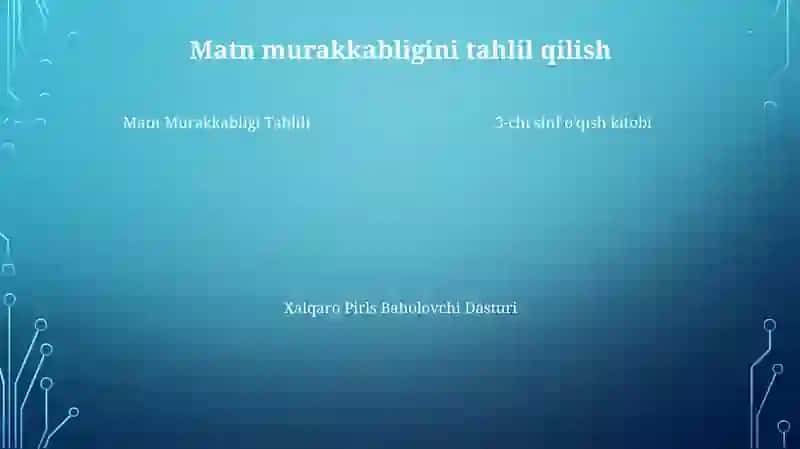 PIRLS Baholash Umumiy Ko'rinishi 4