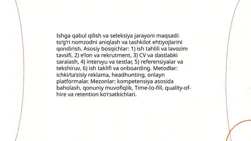 Inson resurslarini boshqarish 4