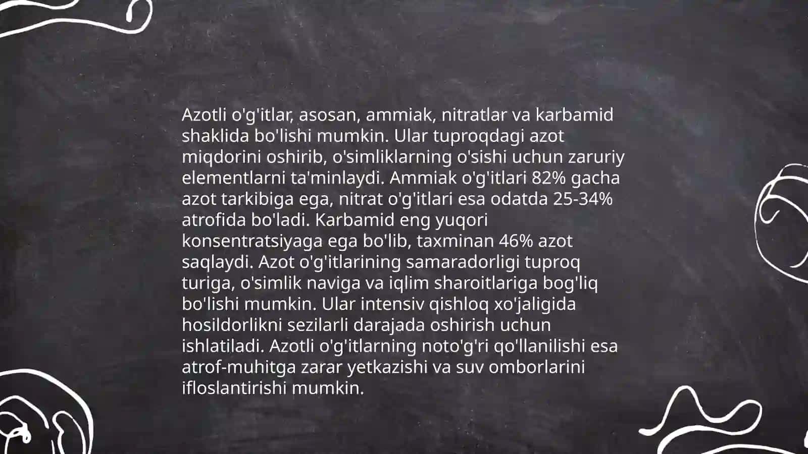 Azotli o'g'itlar 4