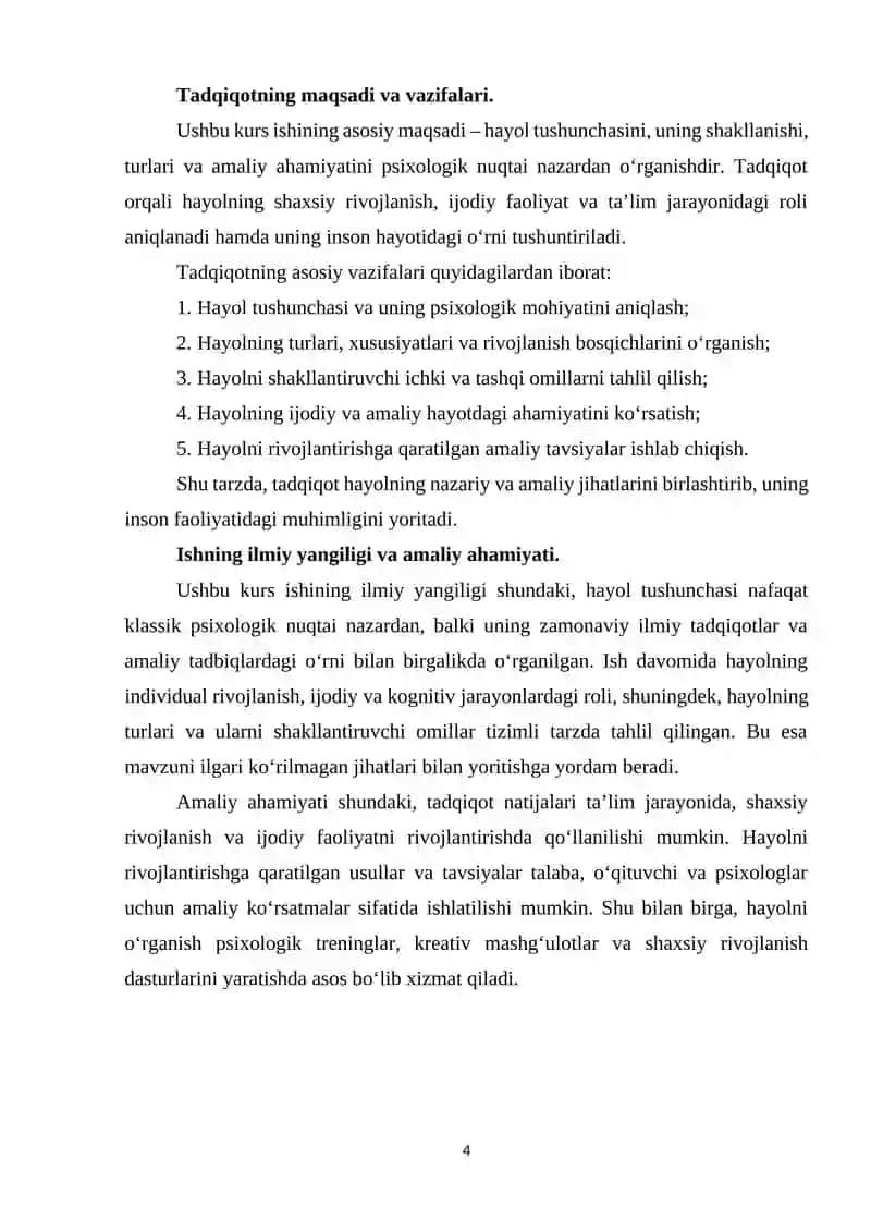 Hayol xaqida umumiy tushuncha 4