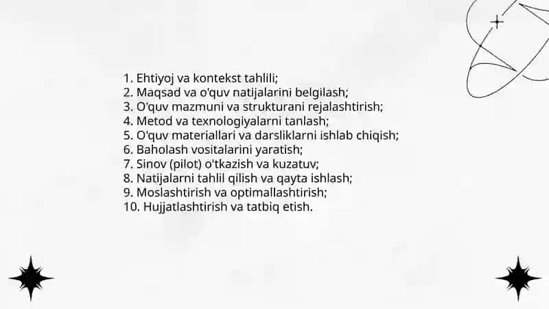 Metodikalar tuzish va moslashtirish 4
