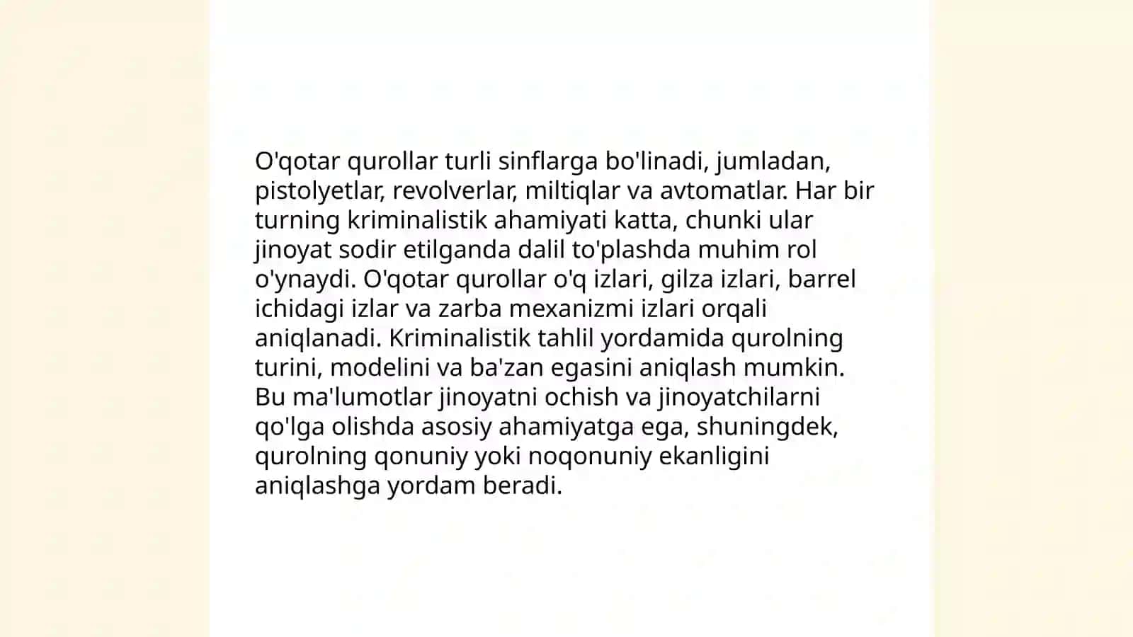 Kriminalistik balistika 4