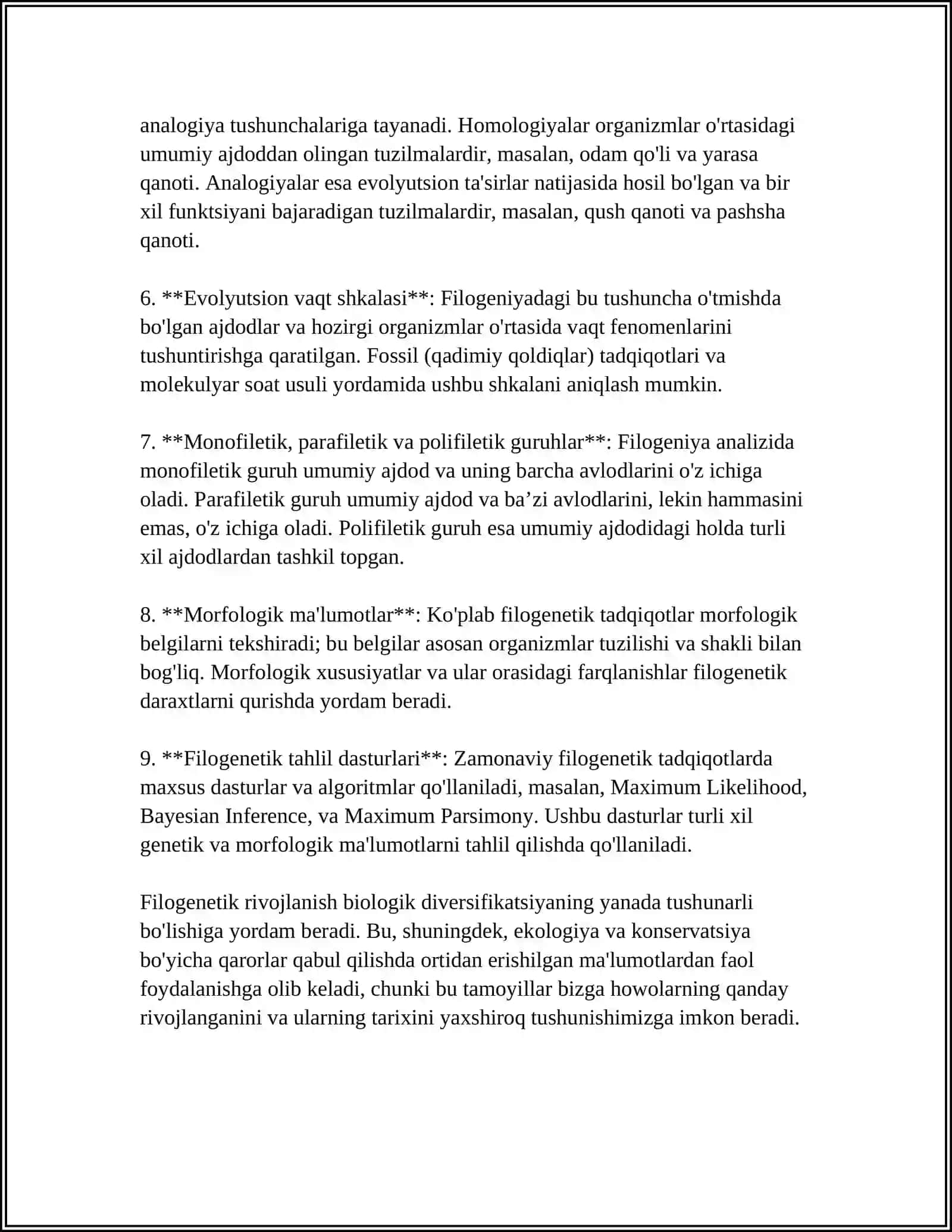 OPSIXIKANING FILOGENETIK TARAQQIYOTI 4