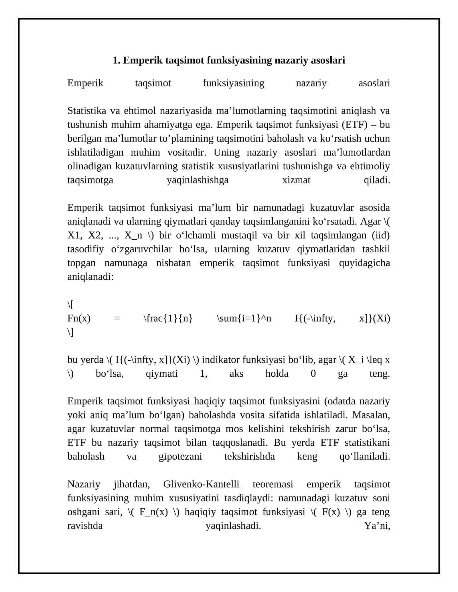 Emperik taqsimot funksiyasi.Poligon. Gistogramma 4