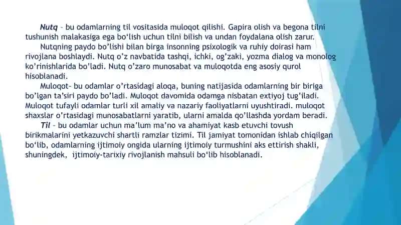 Muloqotda to'g'ri nutq so'zlash 4
