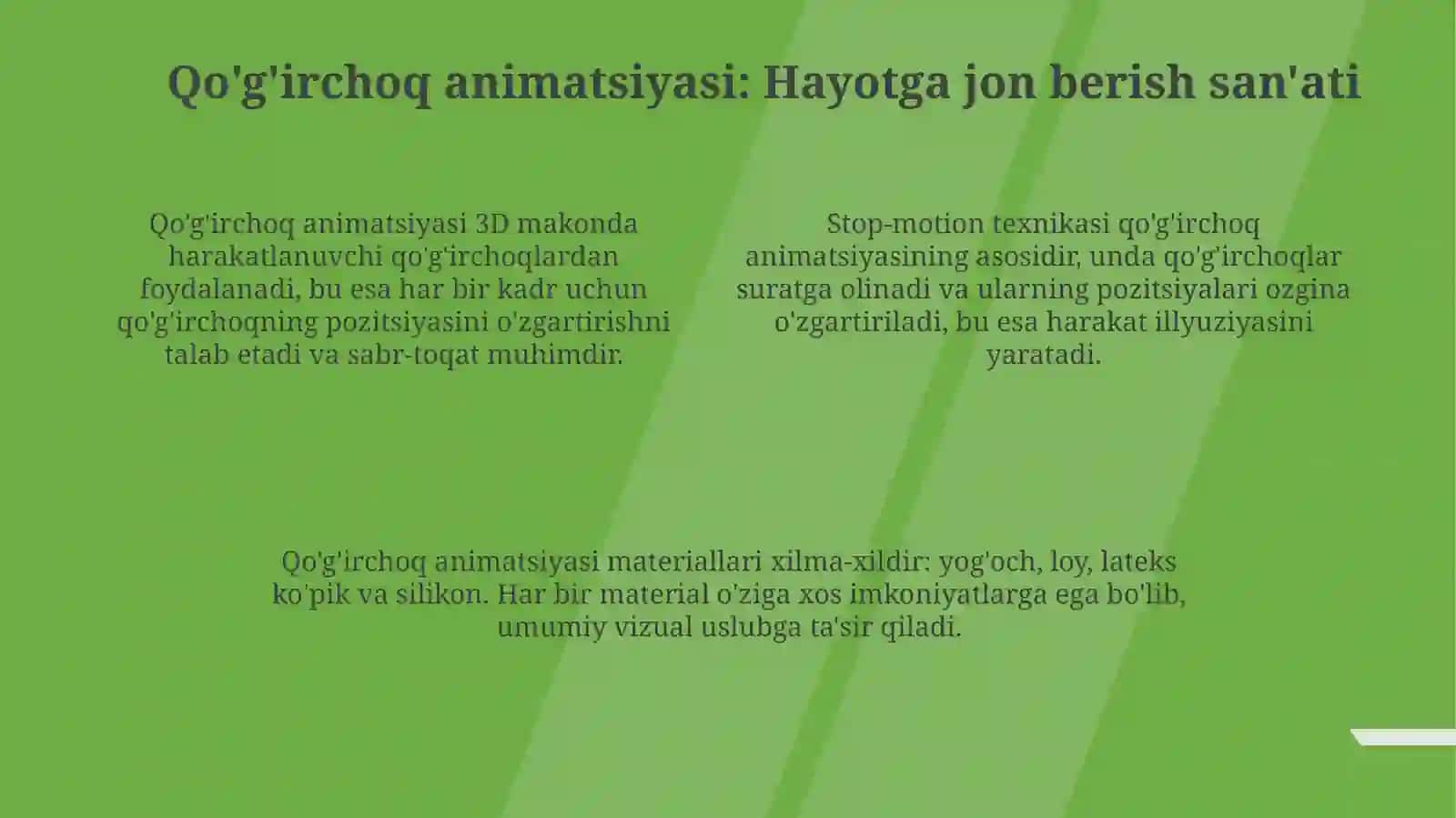 Klassik animatsiya usullari 4