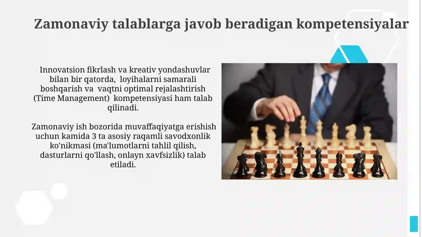 Kasbiy kompetentsiyani rivojlantirish usullari 4