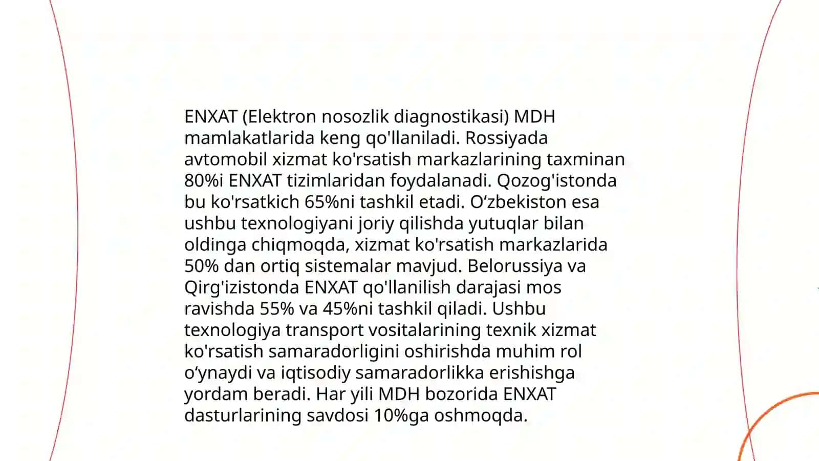 MDH mamlakatlari va O'zbekistonda ENXATni bog'liqligi 4