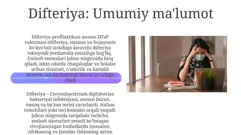 Difteriya kasalligining kelib chiqish sabablari va asoratlari 4
