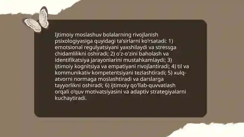 Bolalarning ijtimoiy moslashuvi va maktab pedagogikasi 4