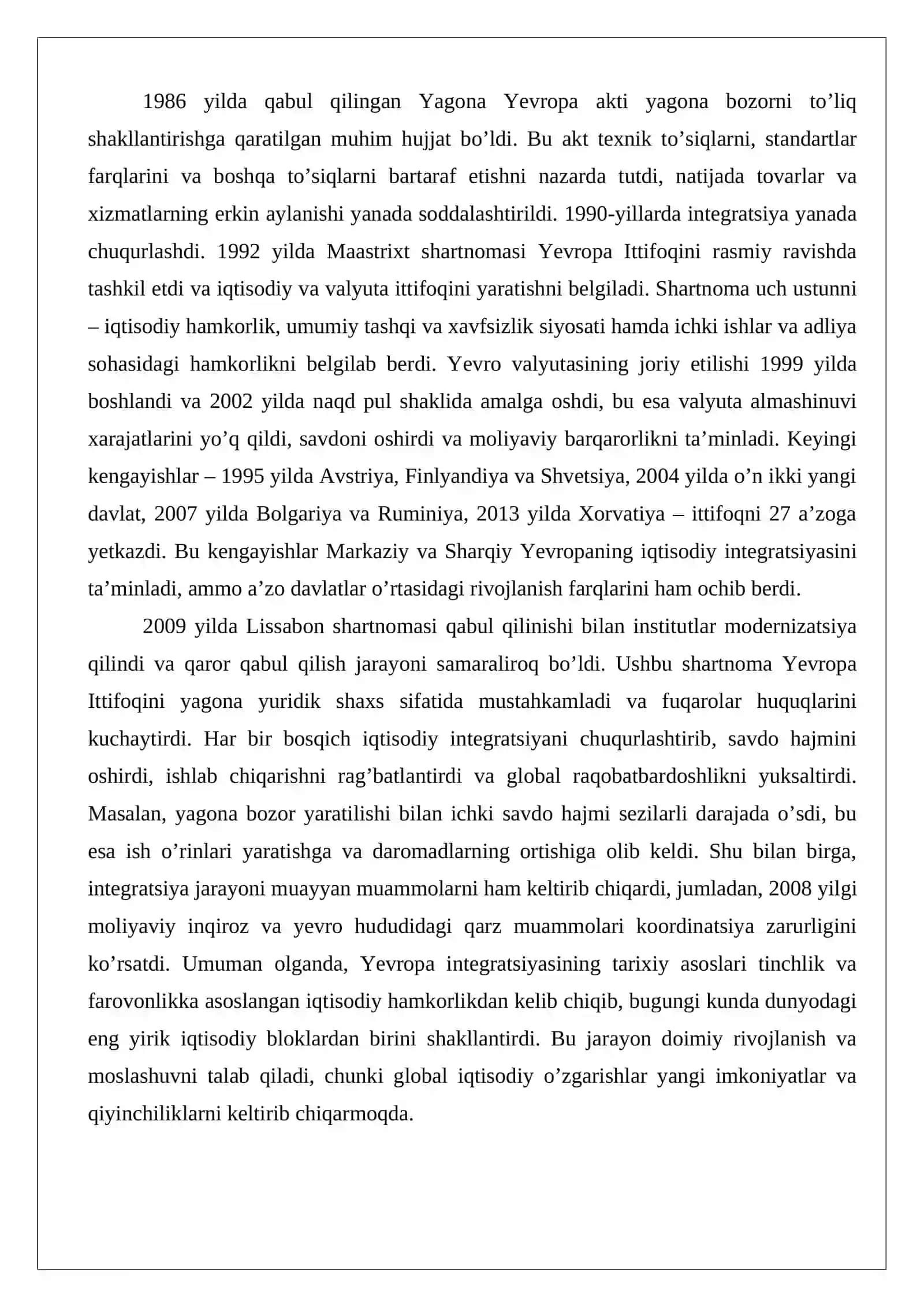 Yevropa Ittifoqining iqtisodiy siyosati 4
