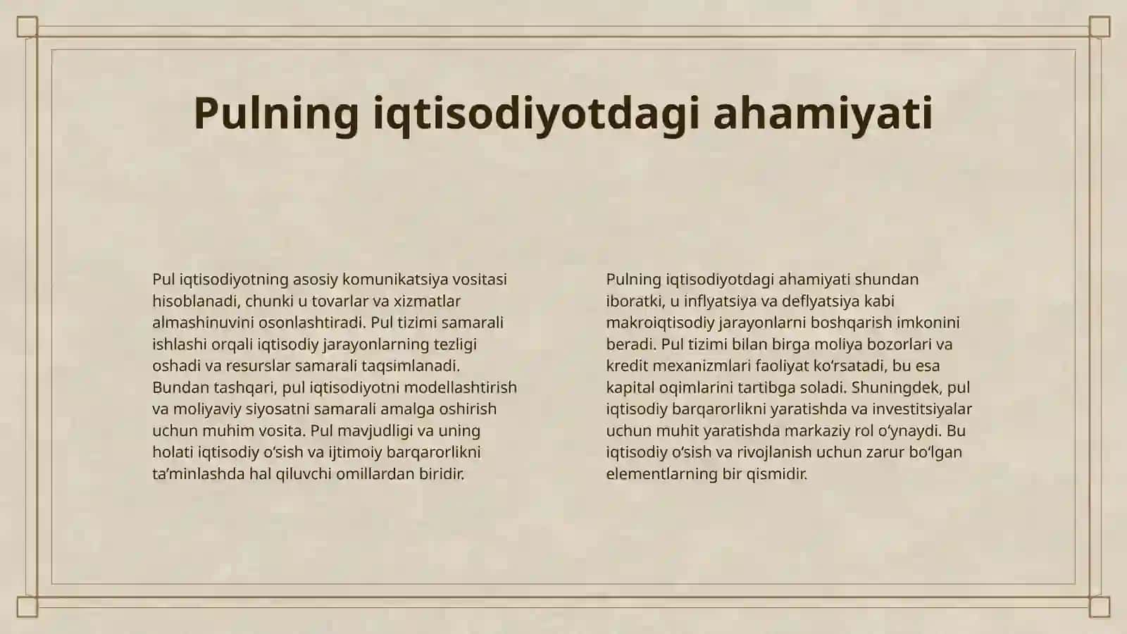 PUL VA KREDIT FANIGA KIRISH 4