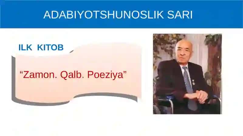 Ozod Sharafiddinov 4
