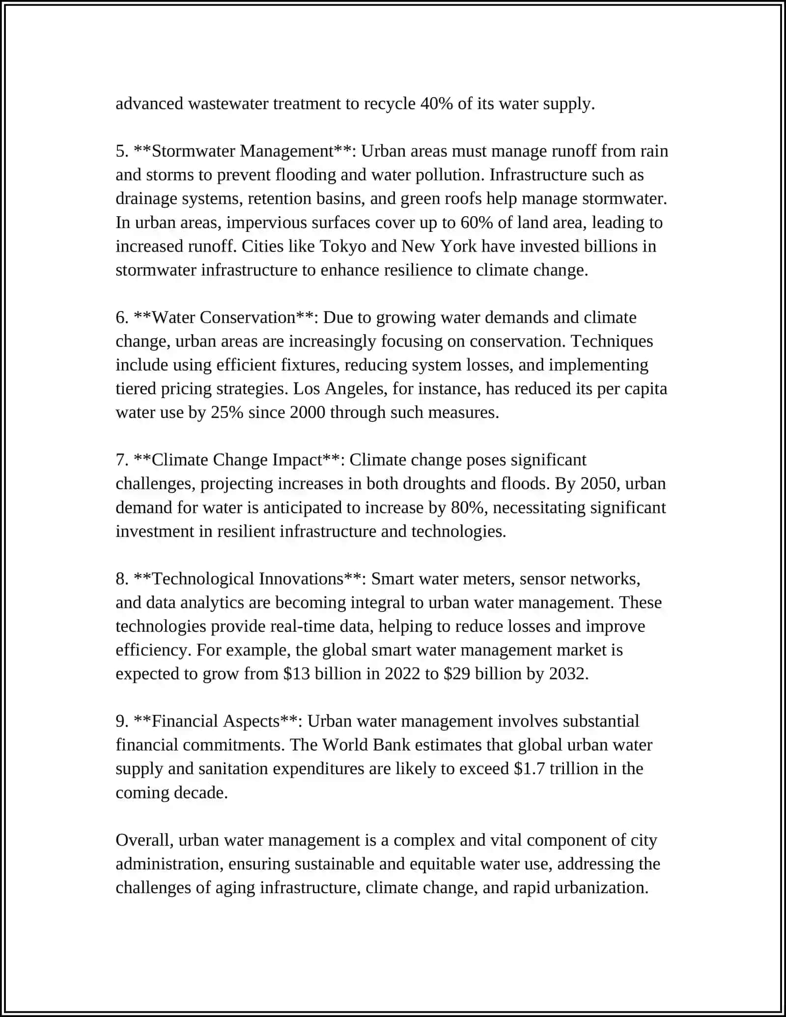 Urban Water Management 4
