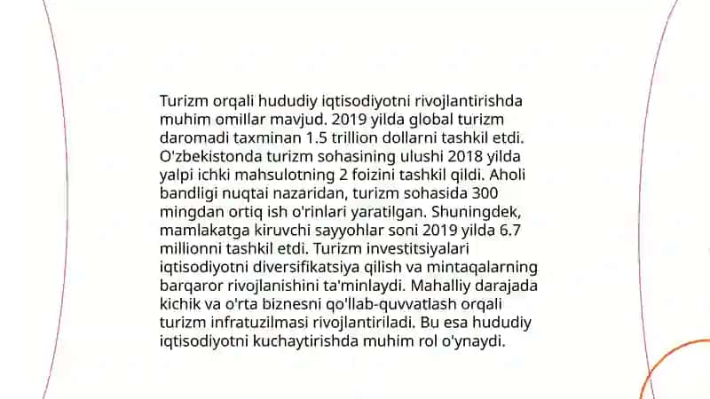 Mintаqaviy turizmning ijtimoiy mazmuni 4