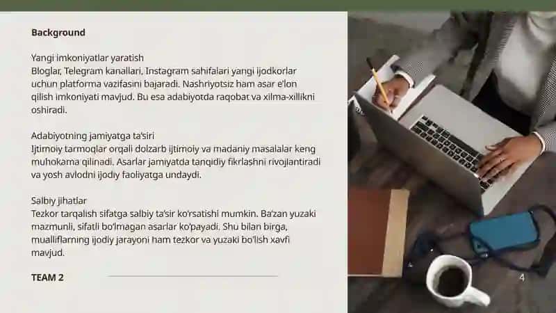 Adabiyotning ommalashuvi va ijtimoiy tarmoqlar 4