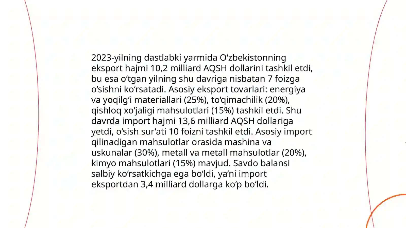O'zbekiston Respublikasi to'lov balansi 4