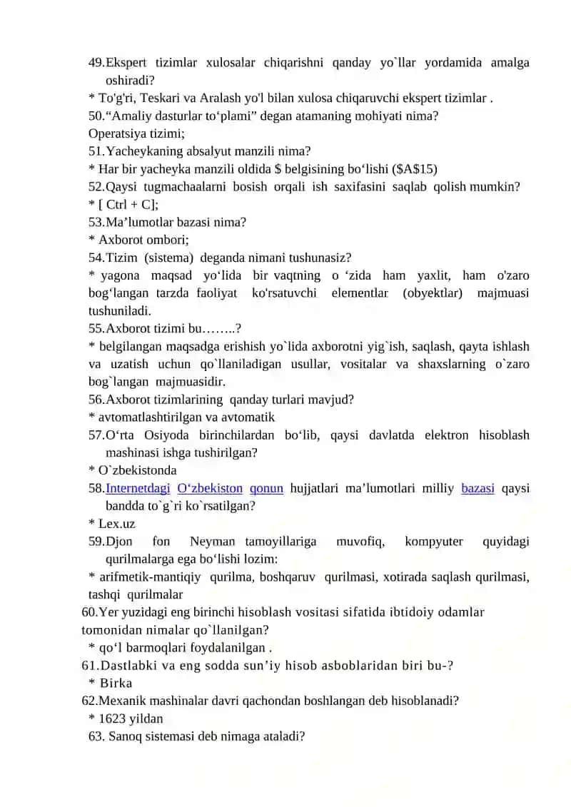 Fan: Informatika Test 4