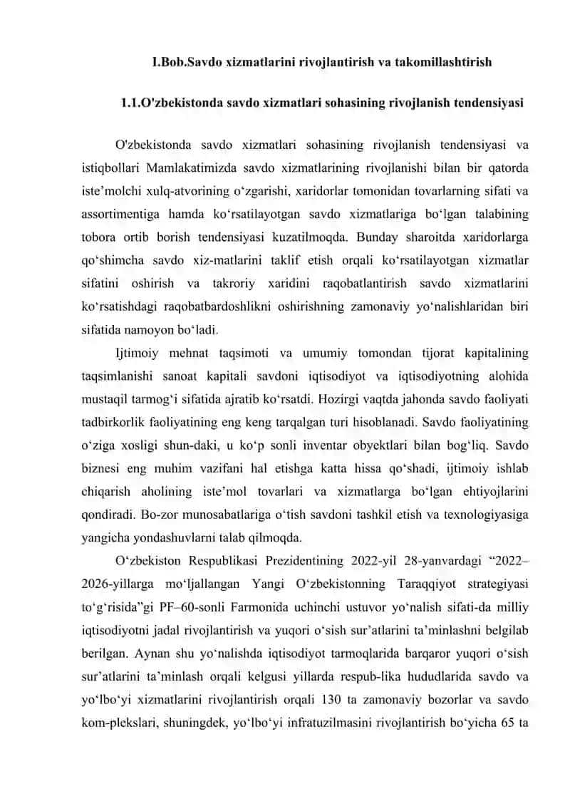 Savdo va xizmat ko’rsatish sohalarining mintaqaviy hususiyatlari 4