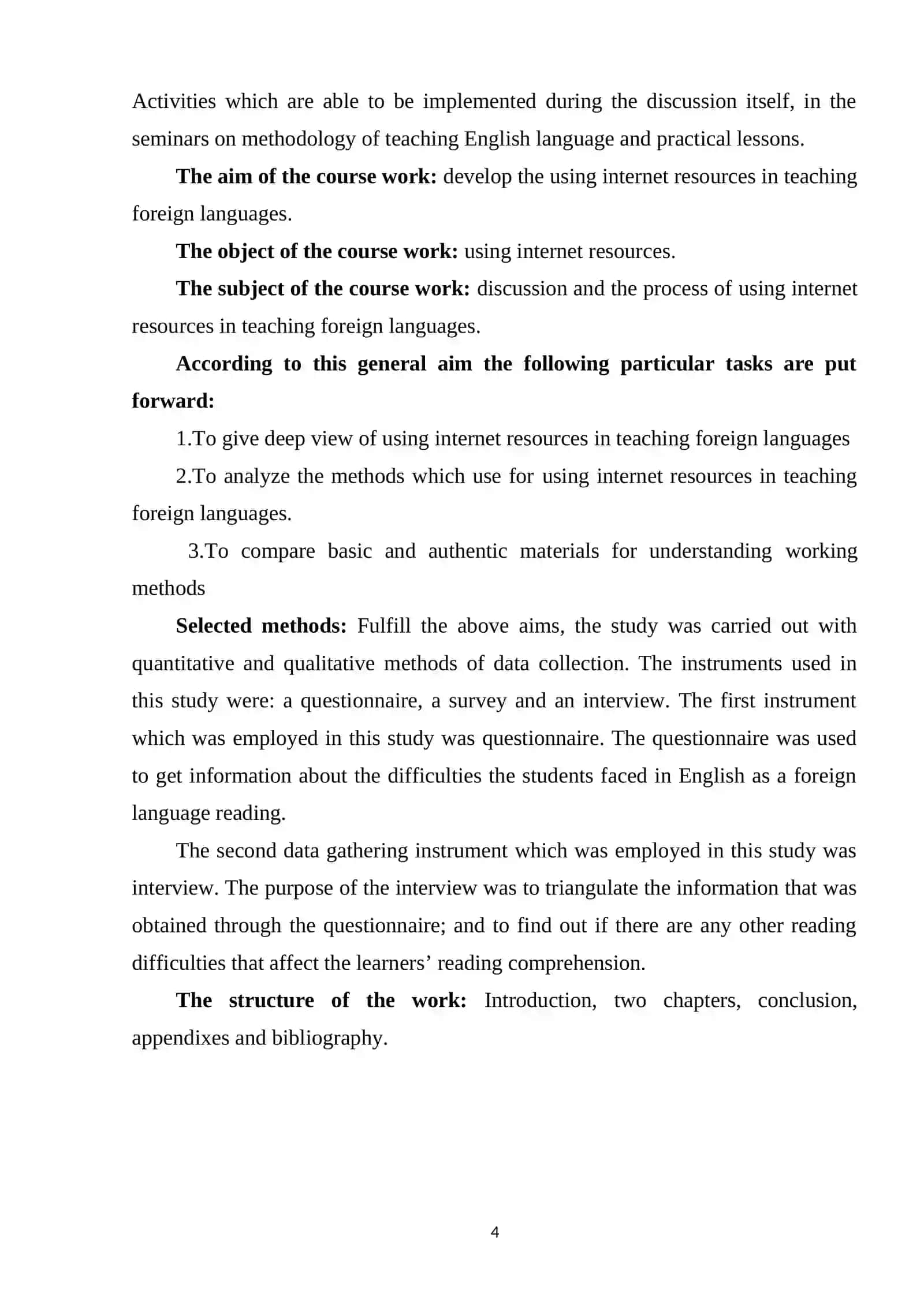USING INTERNET RESOURCES IN TEACHING FOREIGN LANGUAGES 4