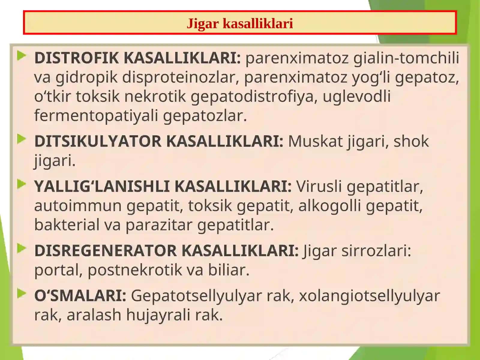 Jigar kasalliklari 4