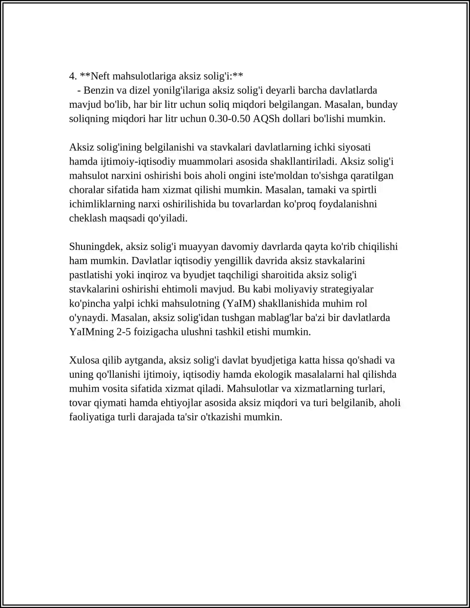 AKSIZ SOLIG'I TO'LOVCHILARI 4