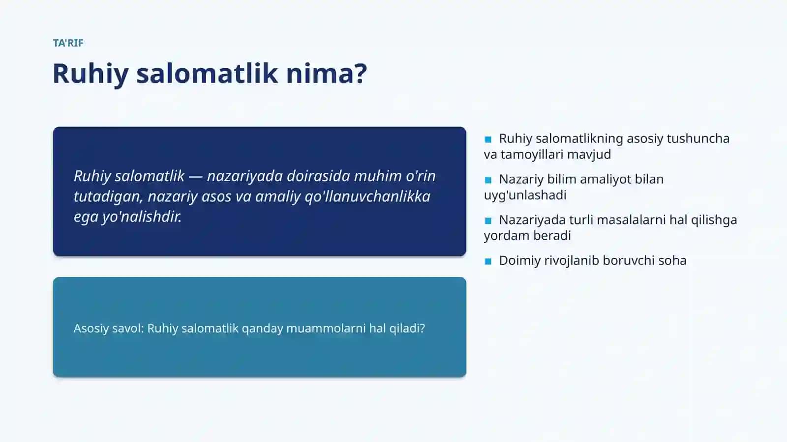 Ruhiy salomatlik 4
