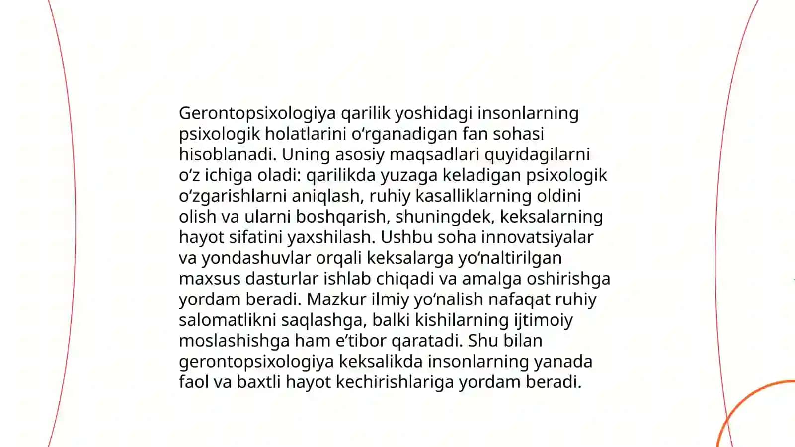 Gerontopsixologiya haqida umumiy maʼlumot 4