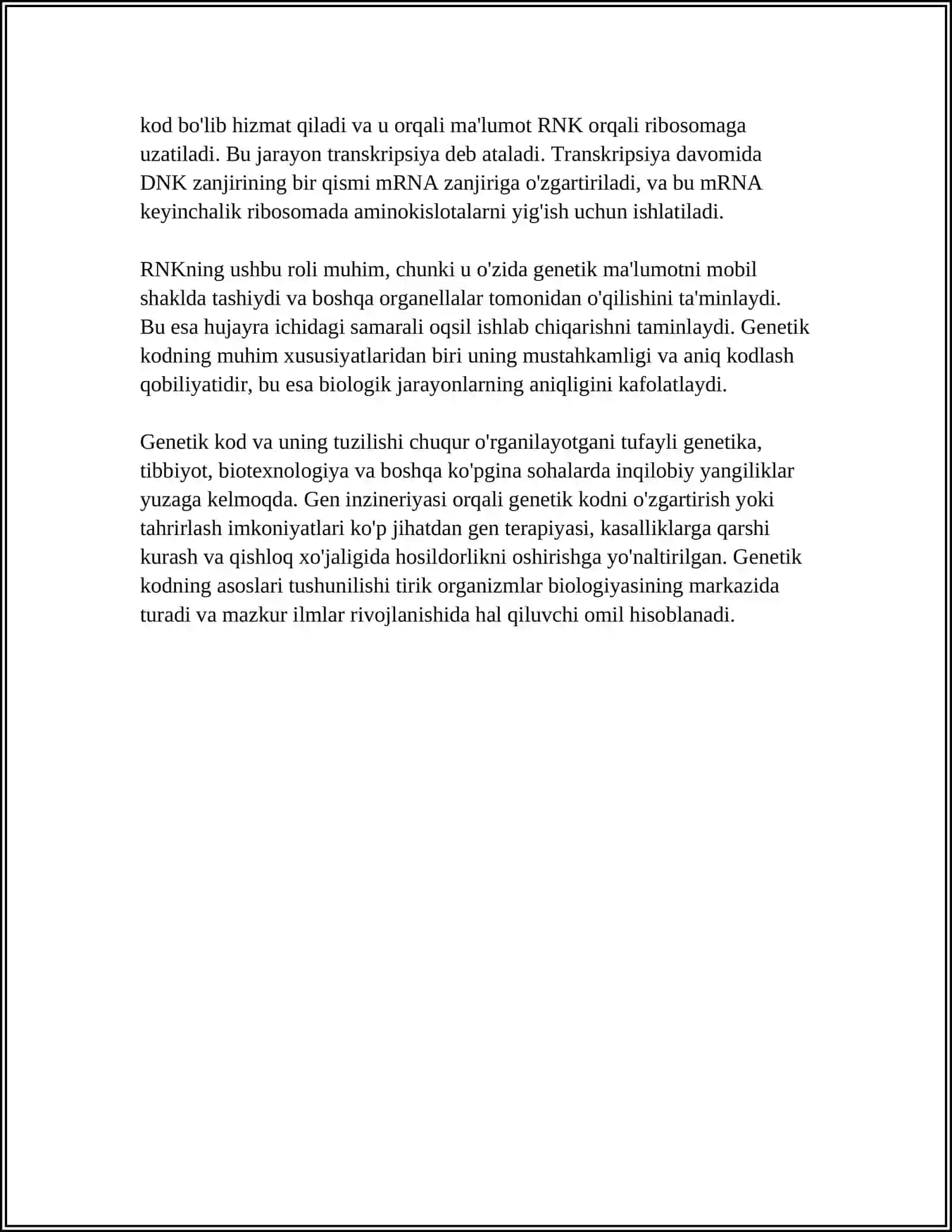 ODAMA GENETIKASI VA TIBBIY GENETIKA 4