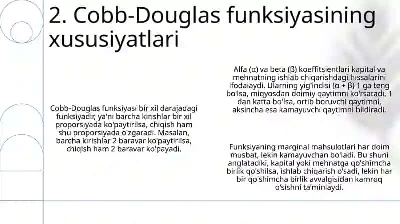 Cobb-Duglas funksiyasi 4