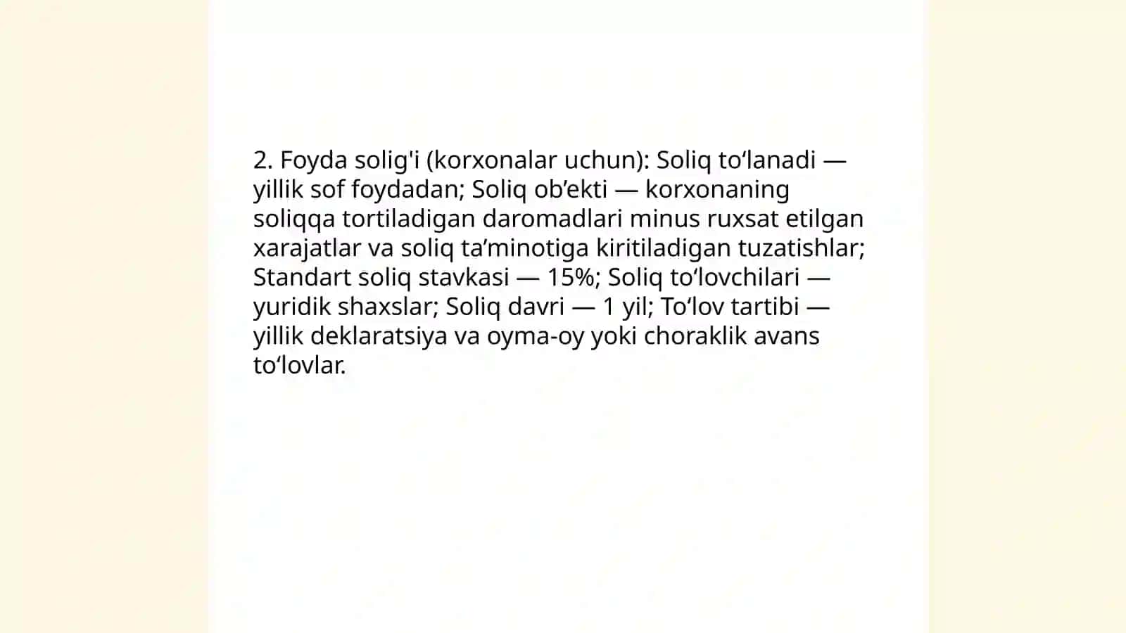 Qo'shilgan qiymat solig'i (QQS) 4