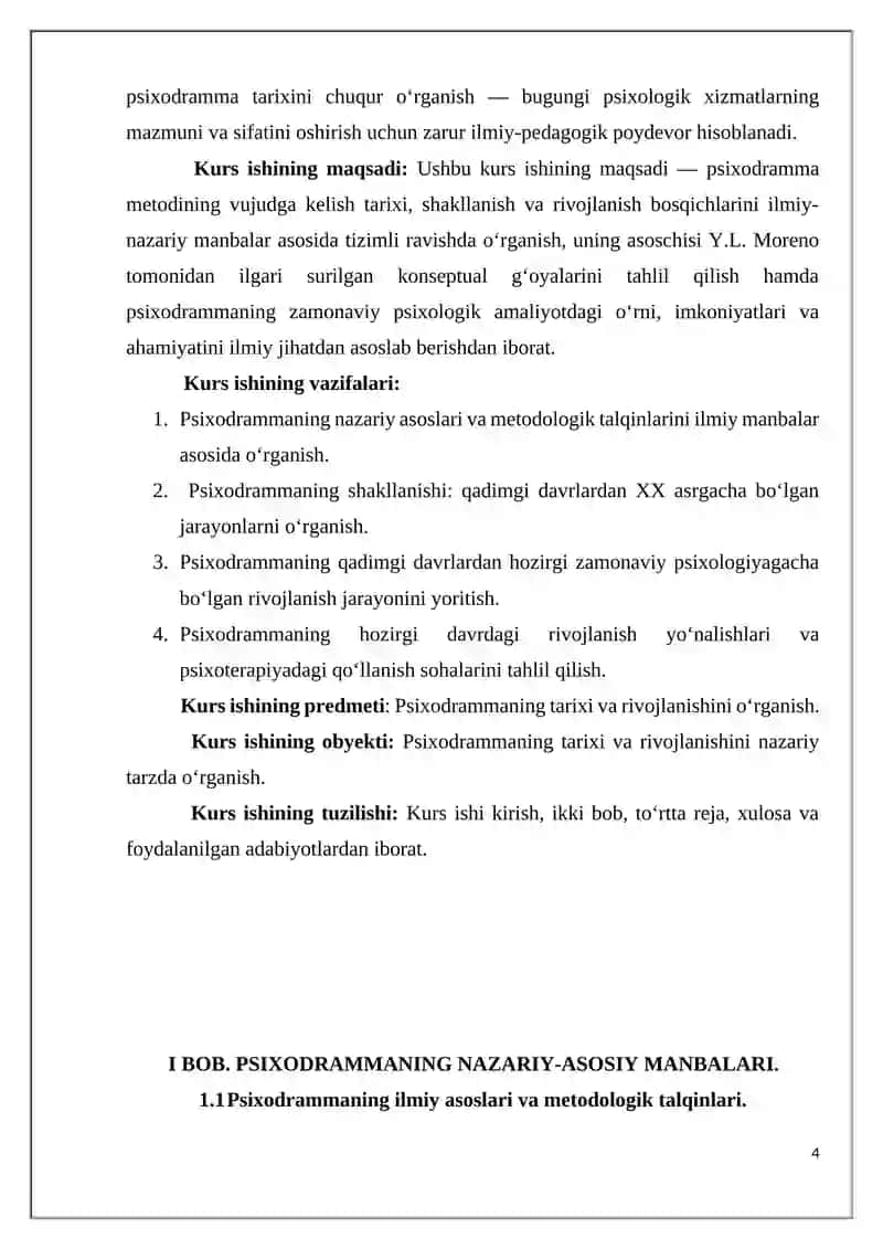 PSIXODRAMMANING TARIXI VA RIVOJLANISHI 4