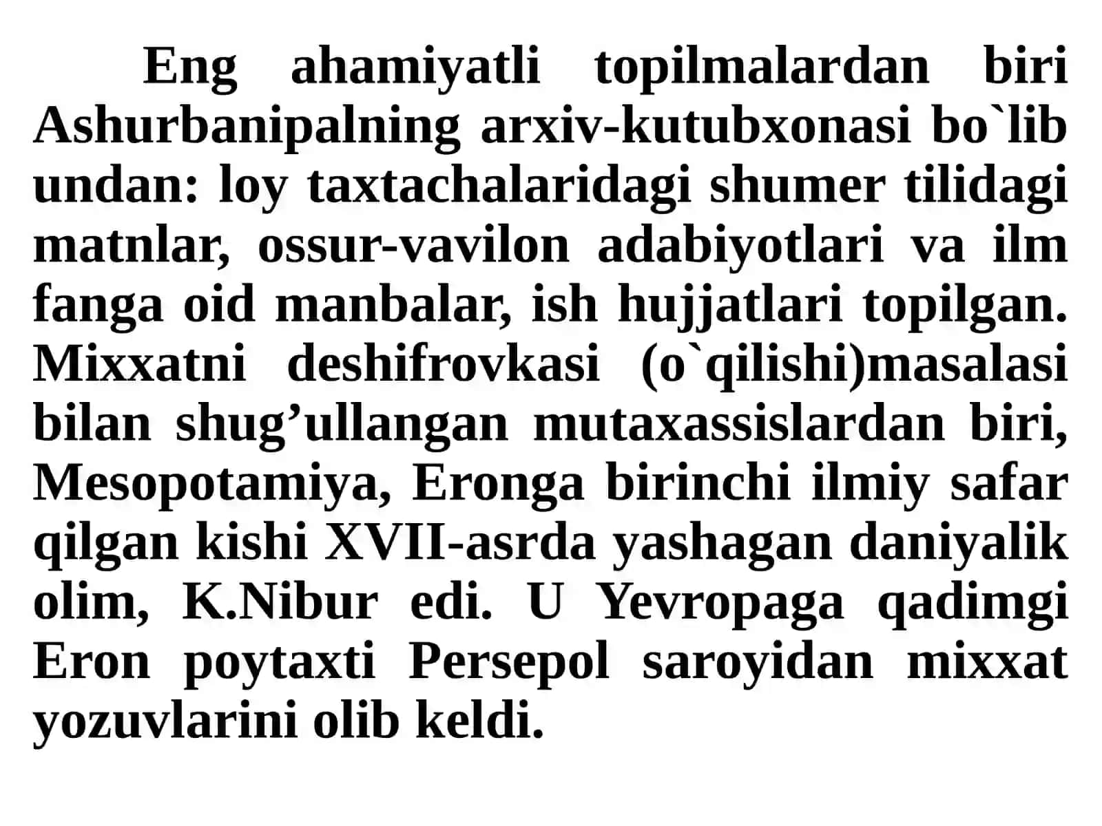 6-mavzu:QadimgiBobildaarxivishi 4