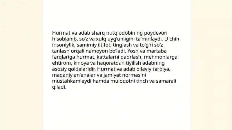 Sharq nutq odobi haqida 4