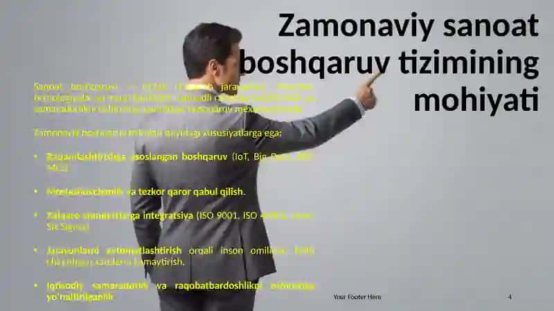 Sanоatda zamonaviy boshqaruv tizimi 4