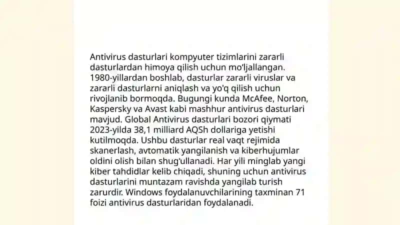 Axborot himoyalashning texnik va dasturiy vositalari 4