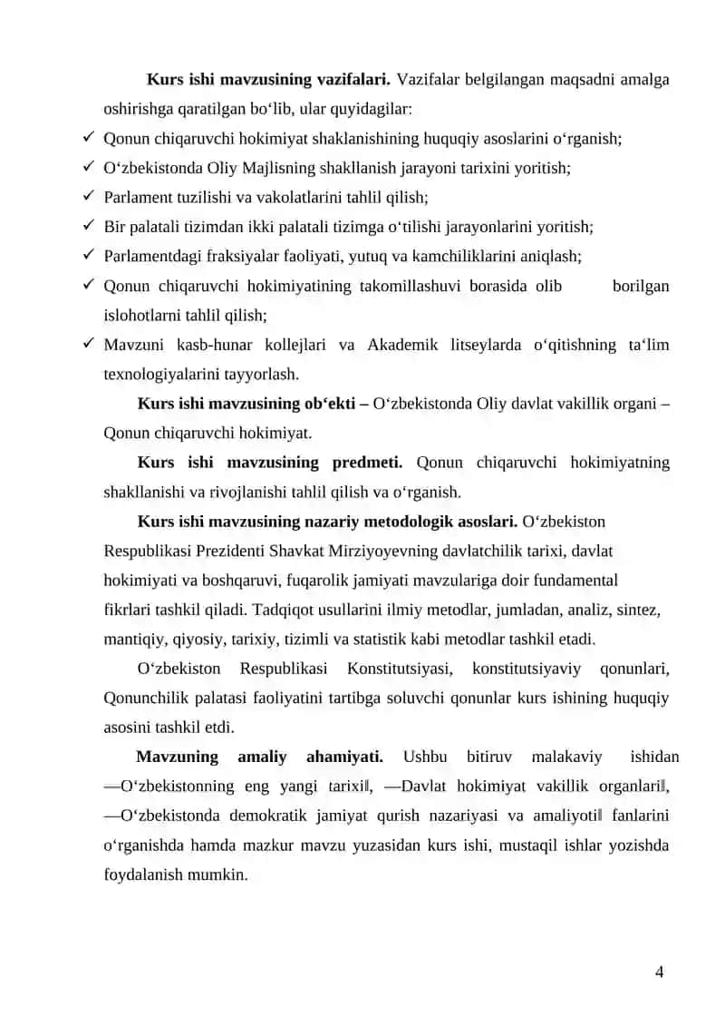 Kurs ishi mavzusining dolzarbligi 4