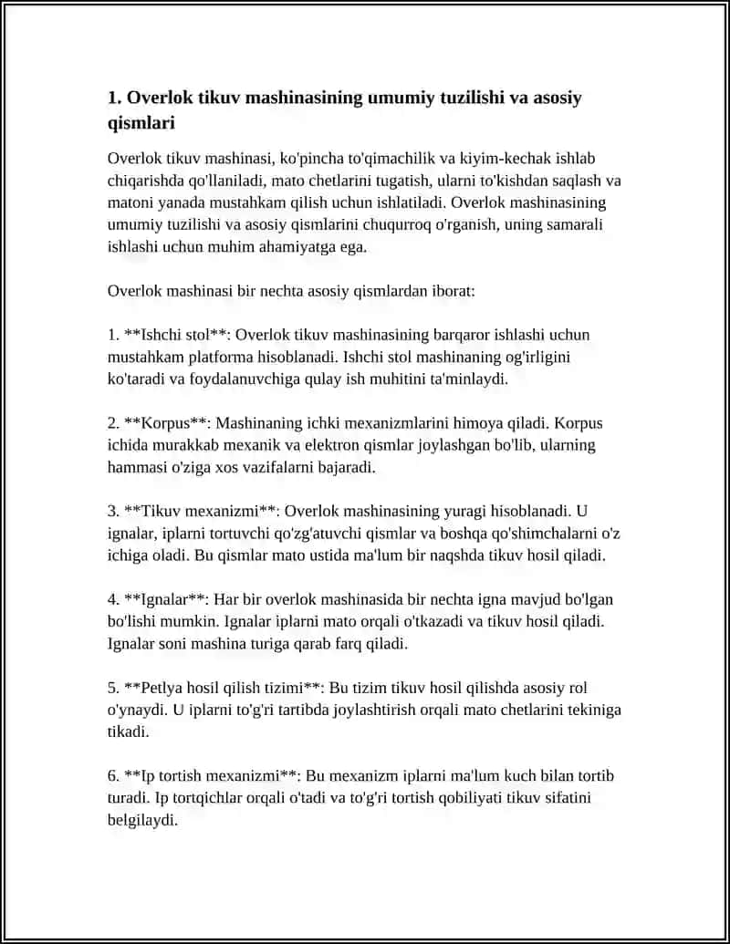Overlok Tikuv Mashinasi 4