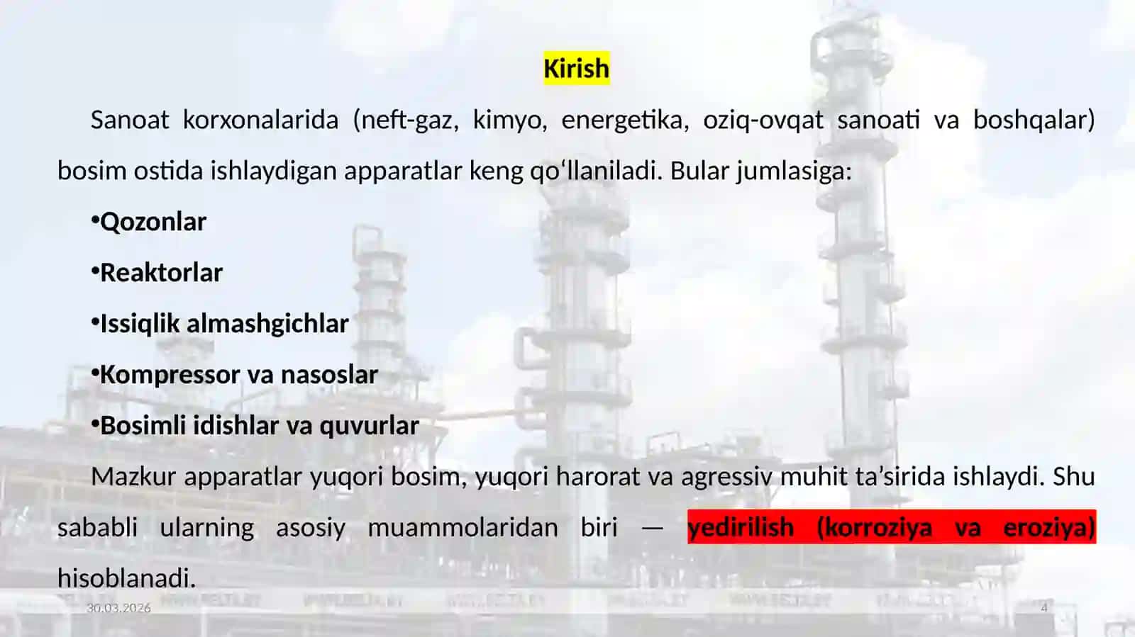 BOSIM OSTIDA ISHLAYDIGAN APPARATLARNI ISHLATISH 4
