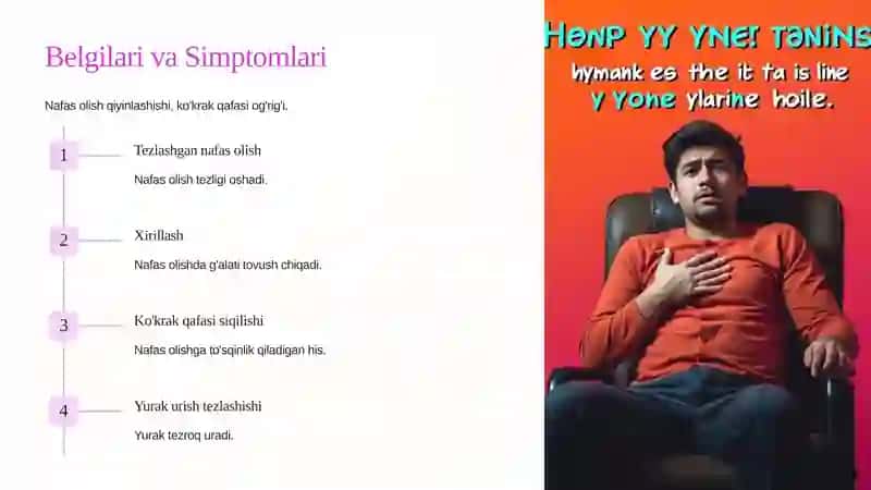 O'tkir Nafas Yetishmovchiligi 4