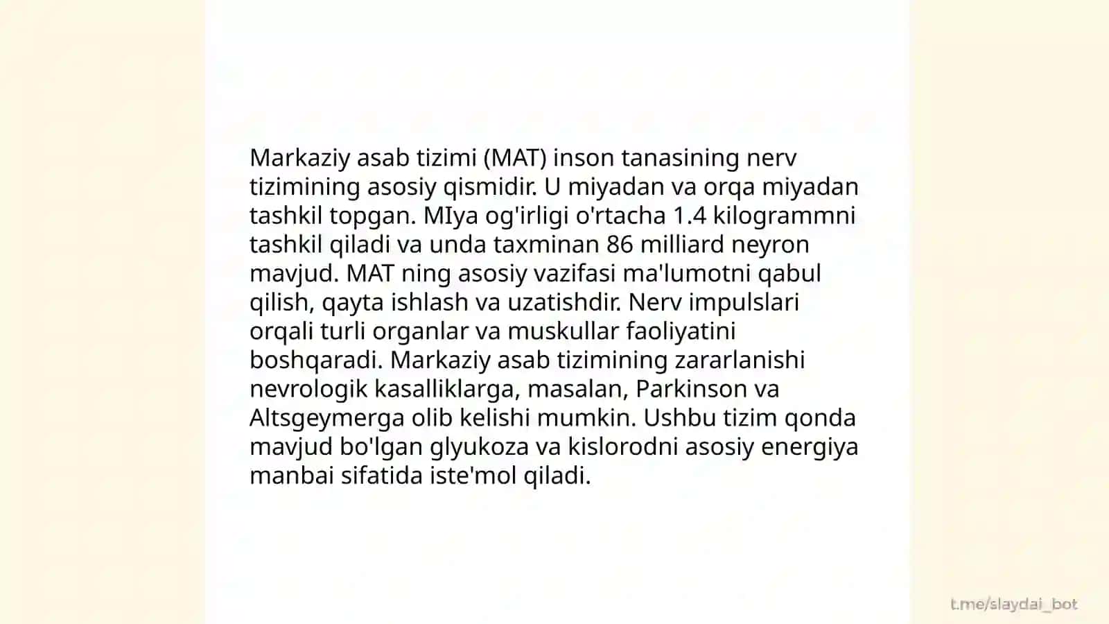 Nerv sistemasi 4